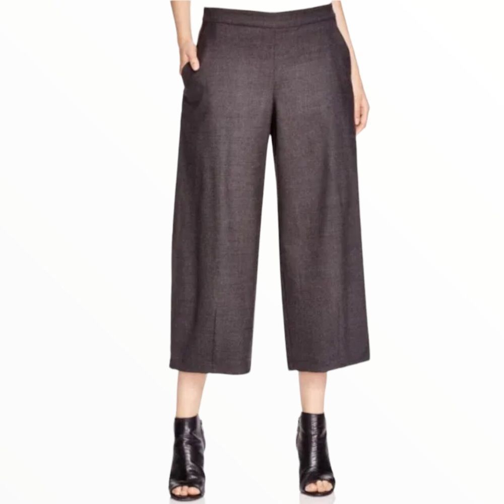 Eileen Fisher Charcoal Cropped Pants